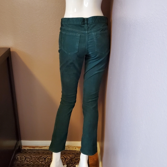 J CREW Reid green skinny cord jeans 26P - Picture 3 of 5